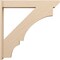 Ekena Millwork 7 1/2-in W x 48-in D x 48-in H Balboa Slat Rough Cedar Woodgrain TimberThane Outlooker, Primed Tan OUTUR075X48X48BOA24RCPR - alternate 5